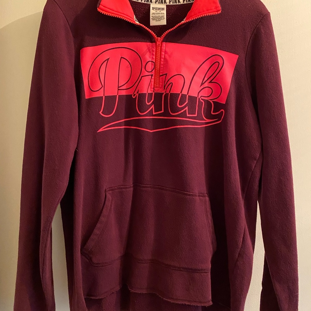 Pink Pullover Jacket, Size Medium - Picture 2 of 2
